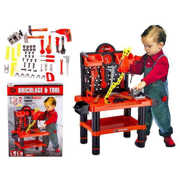 Vaikiškas meistro darbastalis su suktuvu įrankiais XL